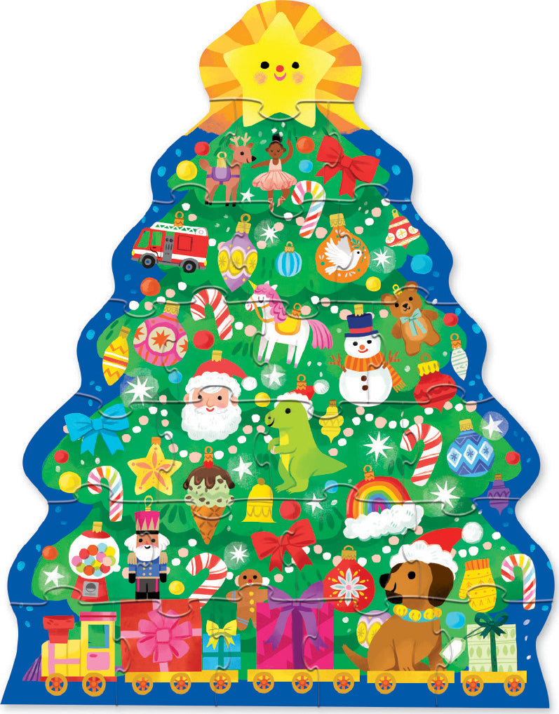 24 pc Christmas Tree Puzzle – Fun Stuff Toys