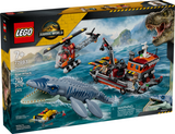 LEGO® Jurassic World Mosasaurus Dinosaur Boat Attack