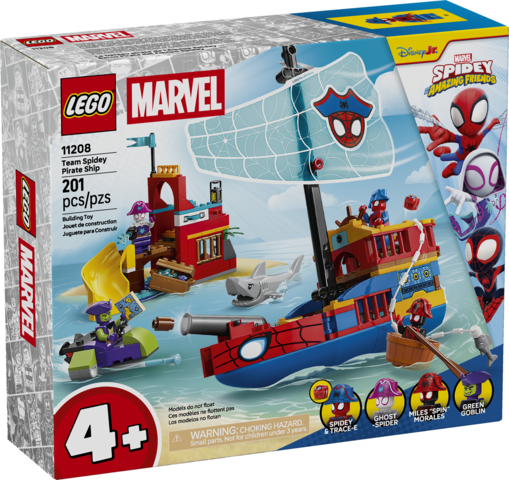 LEGO® Spidey And His Amazing Friends Team Spidey Pirate Ship