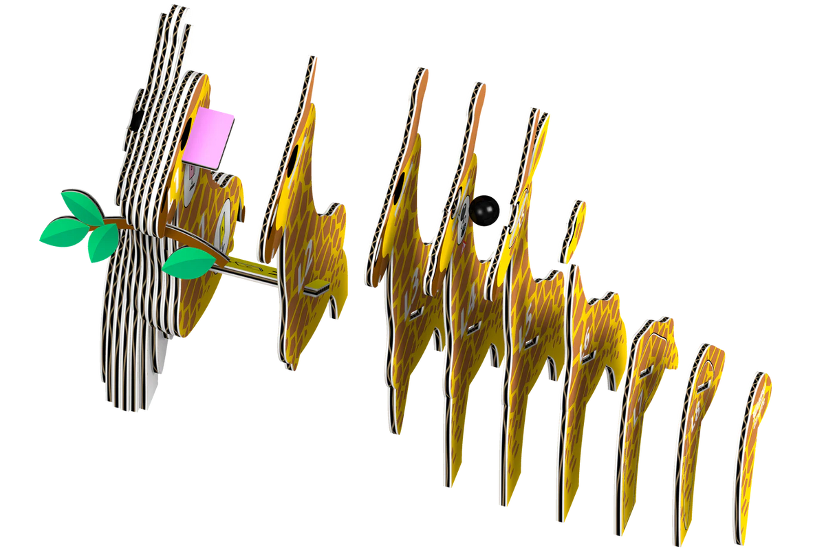 Eugy Giraffe 3D Puzzle