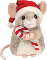 Merrie Mouse with Santa Hat and Candy Cane