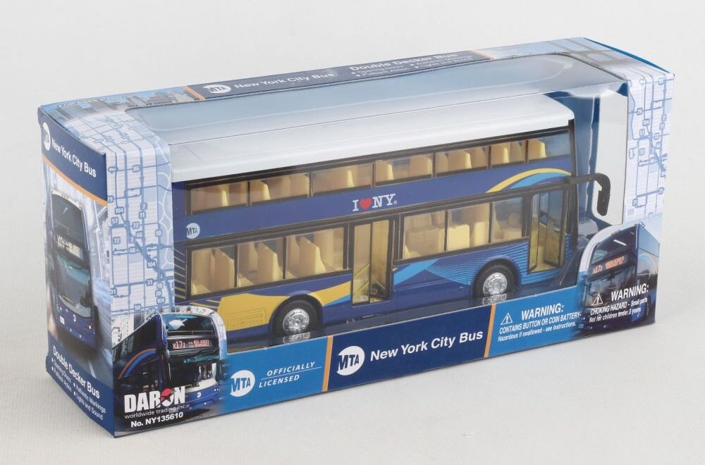 MTA Double Decker Bus with Light and Sound