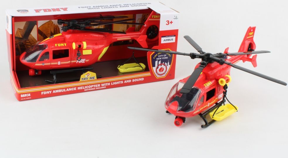 FDNY Ambulance Helicopter with Lights and Sound