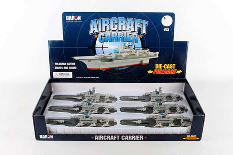 Aircraft Carrier Pullback 6 Piece Counter Display