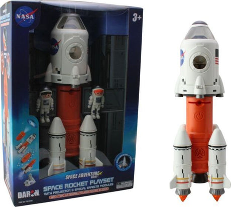 Space Adventure Space Rocket Playset with Capsule