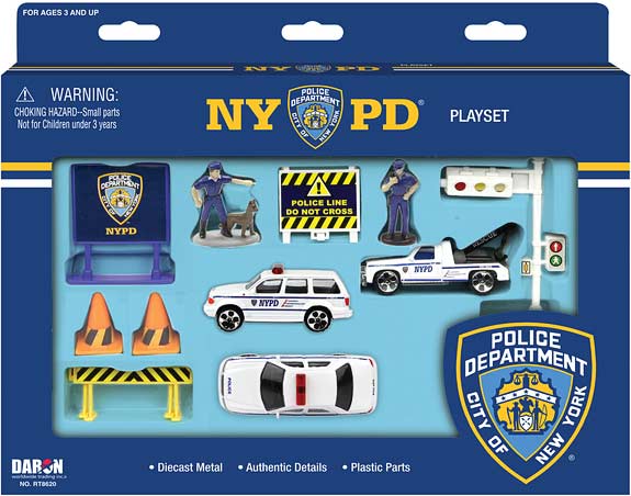 NYPD 14 Piece Playset – Fun Stuff Toys