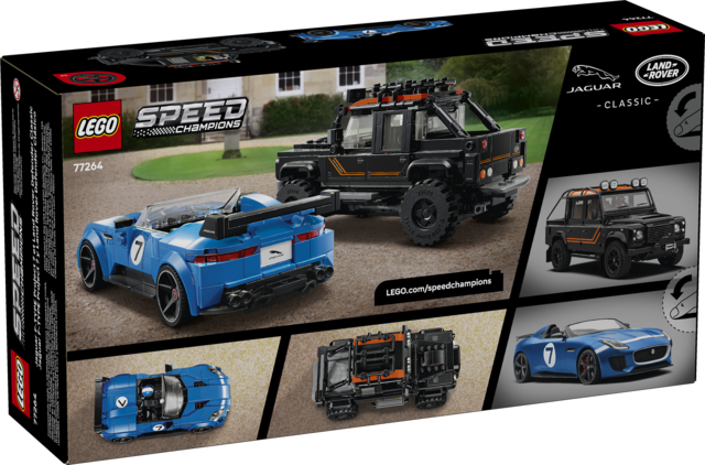 LEGO® Speed Champions Jaguar Project 7 & Land Rover Defender