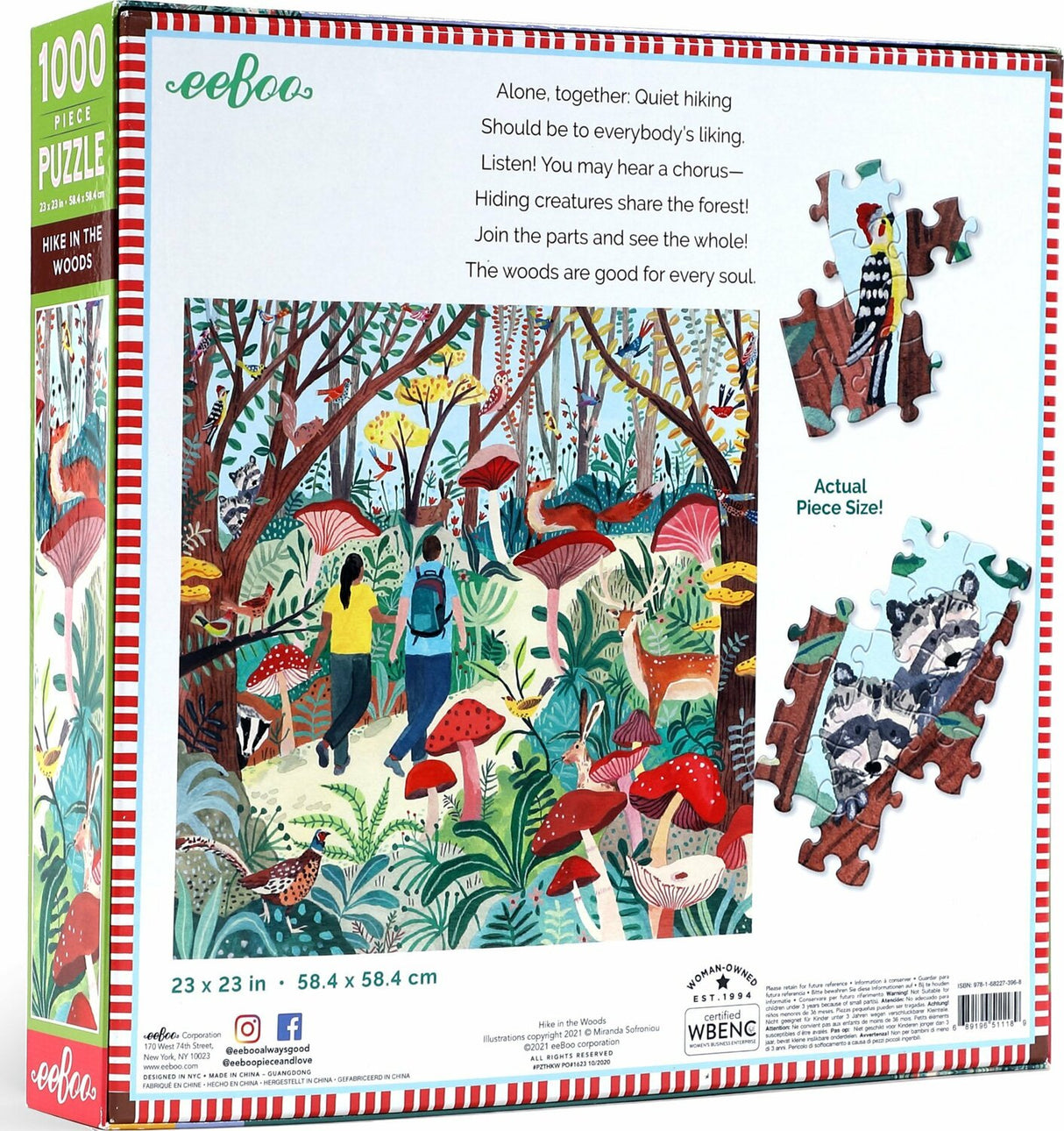 Hike In The Woods 1000 Piece Puzzle