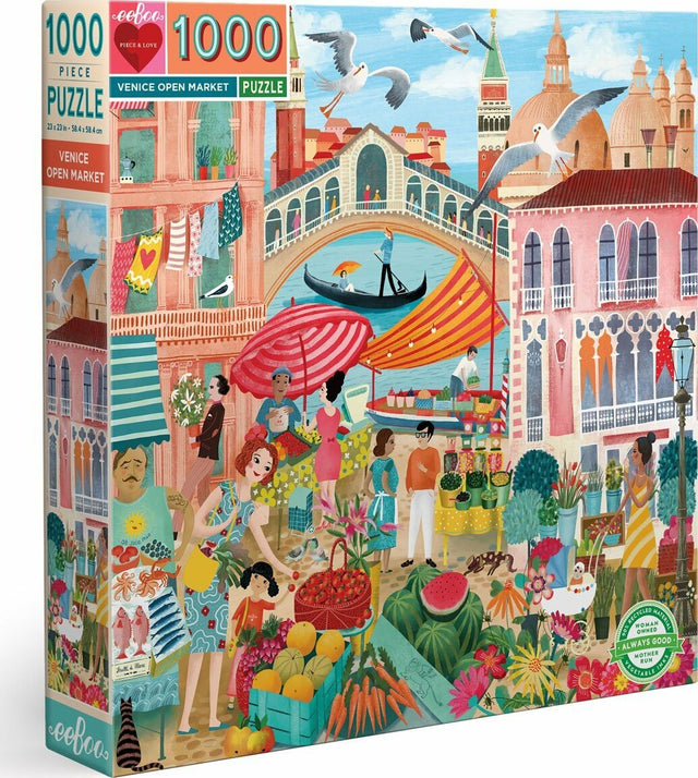 Venice Open Market 1000 Piece Puzzle