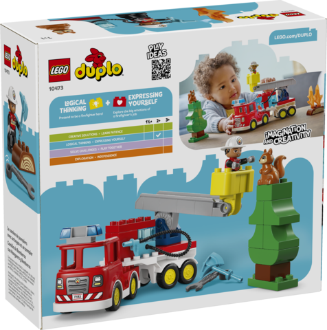 LEGO® DUPLO® Fire Truck Hose And Firefighter