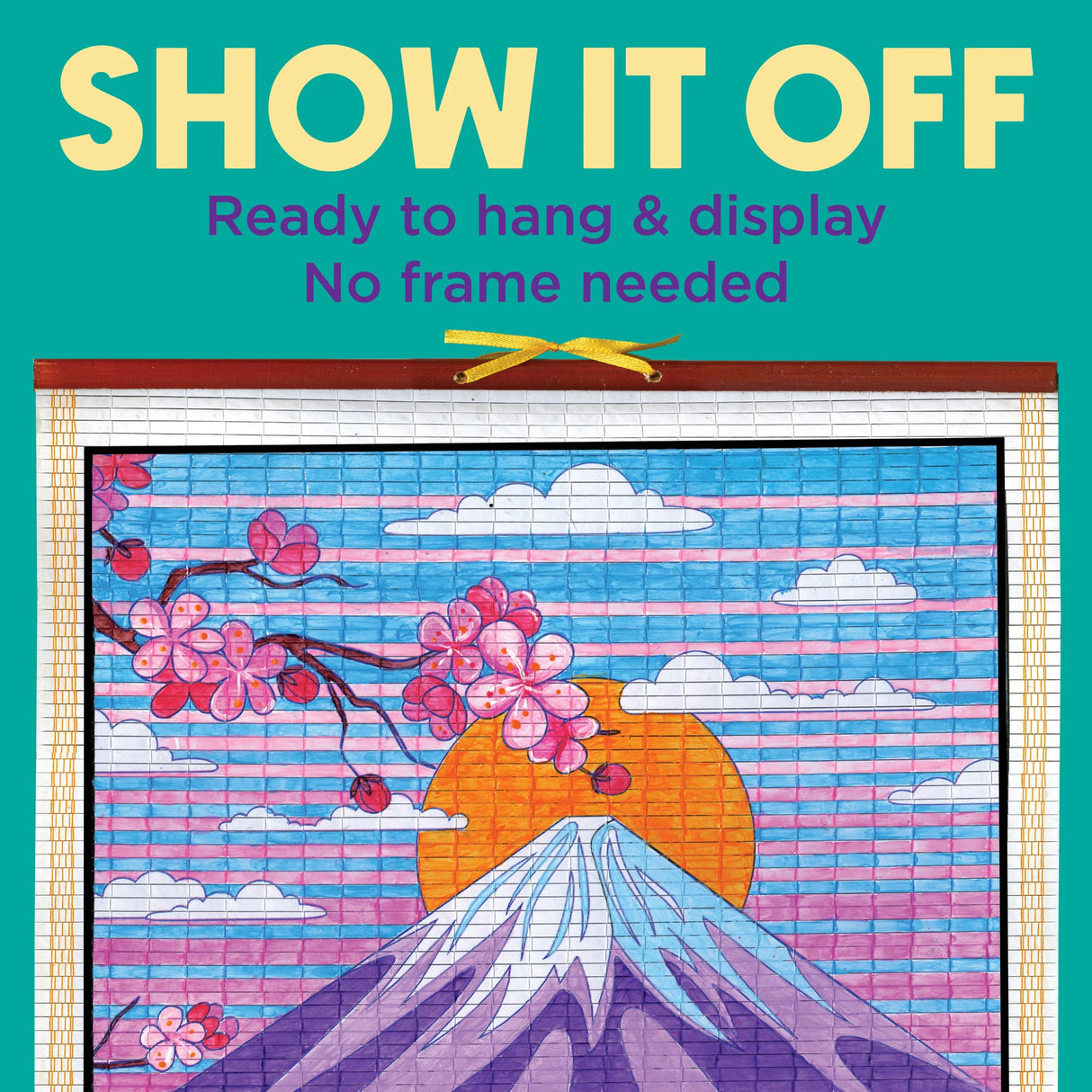Mt Fuji Paper Scroll Coloring