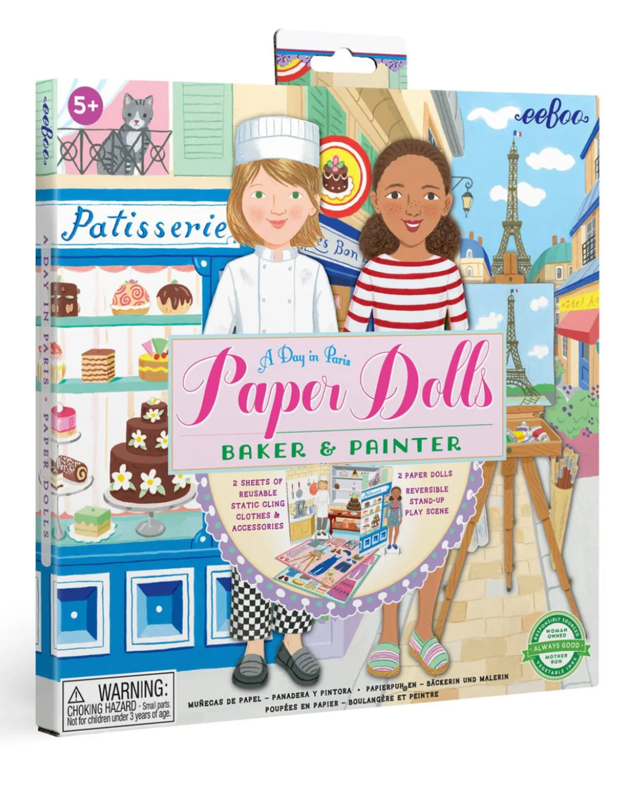 A Day In Paris Paper Doll