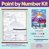 Mt Fuji Paper Scroll Coloring