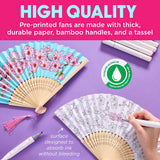 Cherry Blossom Paper Fan Coloring