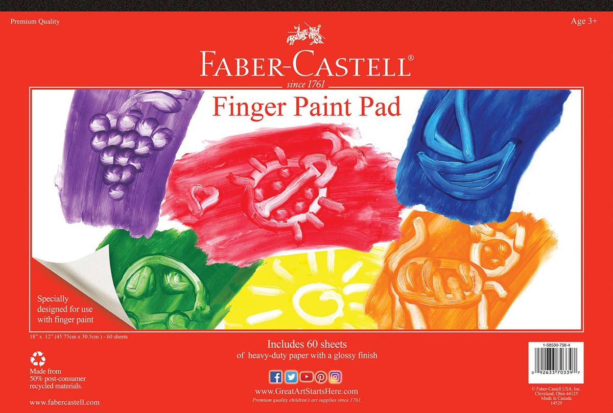 Finger Paint Pad 12" X 18" Fun Stuff Toys