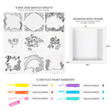 Axolotl Make A Scene Shadow Box