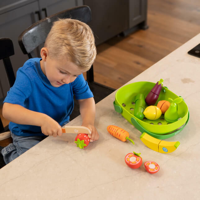 Pretendables Fruit & Veggie Basket Set