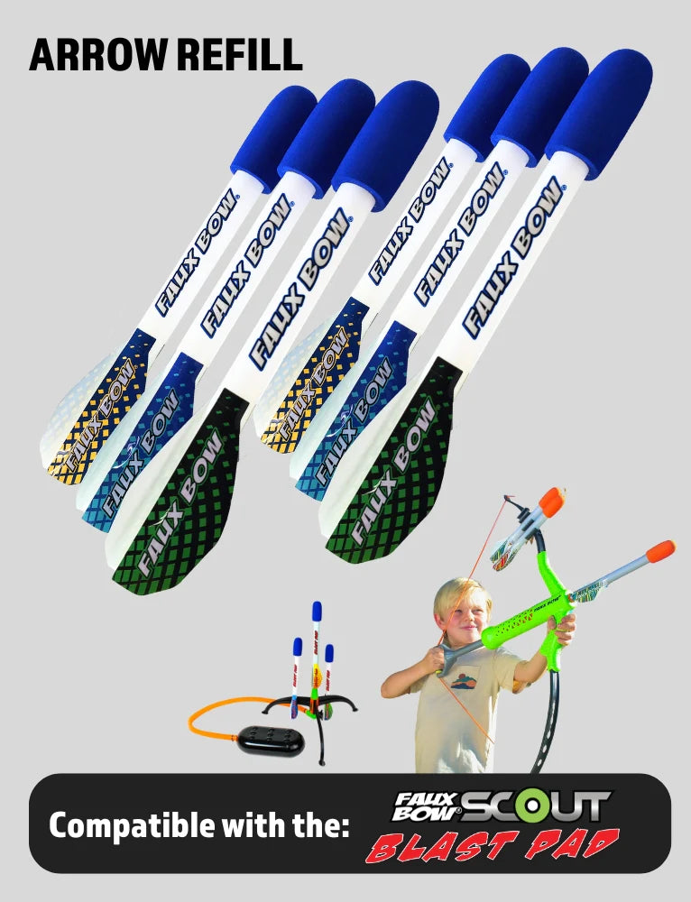 Faux Bow Scout Arrow 6 Pack