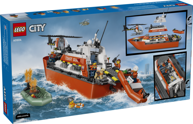LEGO® City Coast Guard Rescue Boat Helicopter
