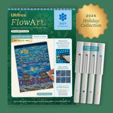 FlowArt Winter's Glow Dot By Letter