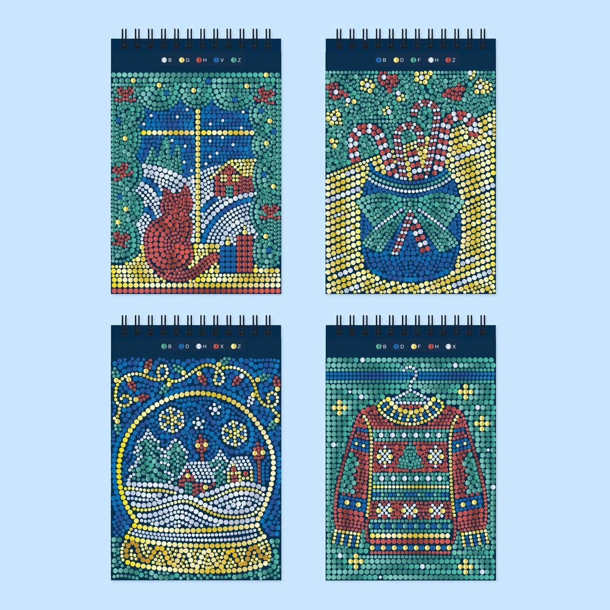 FlowArt Mini Deck The Halls Dot-by-Letter