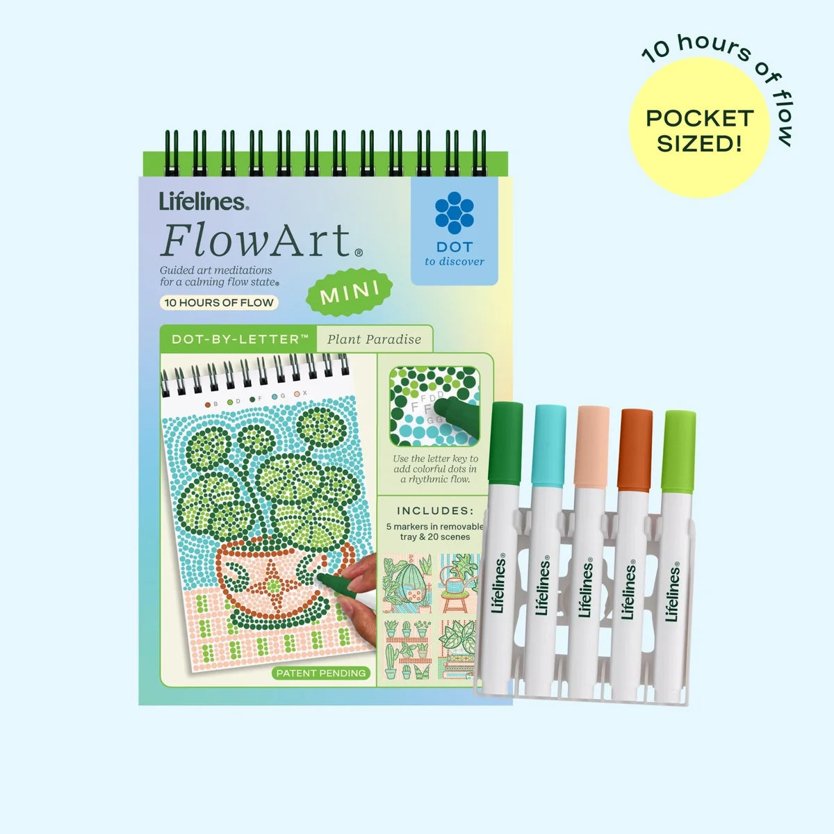 FlowArt Mini Plant Paradise Dot-by-Letter
