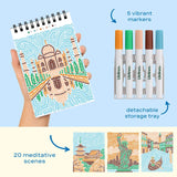 Mini Flow Art Postcard Places