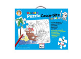 12 pc Pirates Washable Puzzle