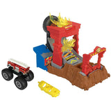 Hot Wheels Monster Trucks Arena Smashers™ 5-Alarm Fire Crash Challenge™ playset