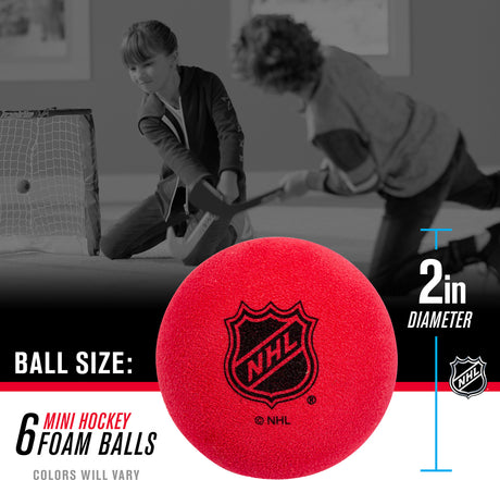 NHL Mini Hockey Replace Balls (Assorted Colors)