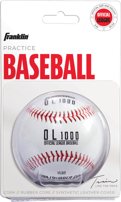 OL1000 Practice Baseball White