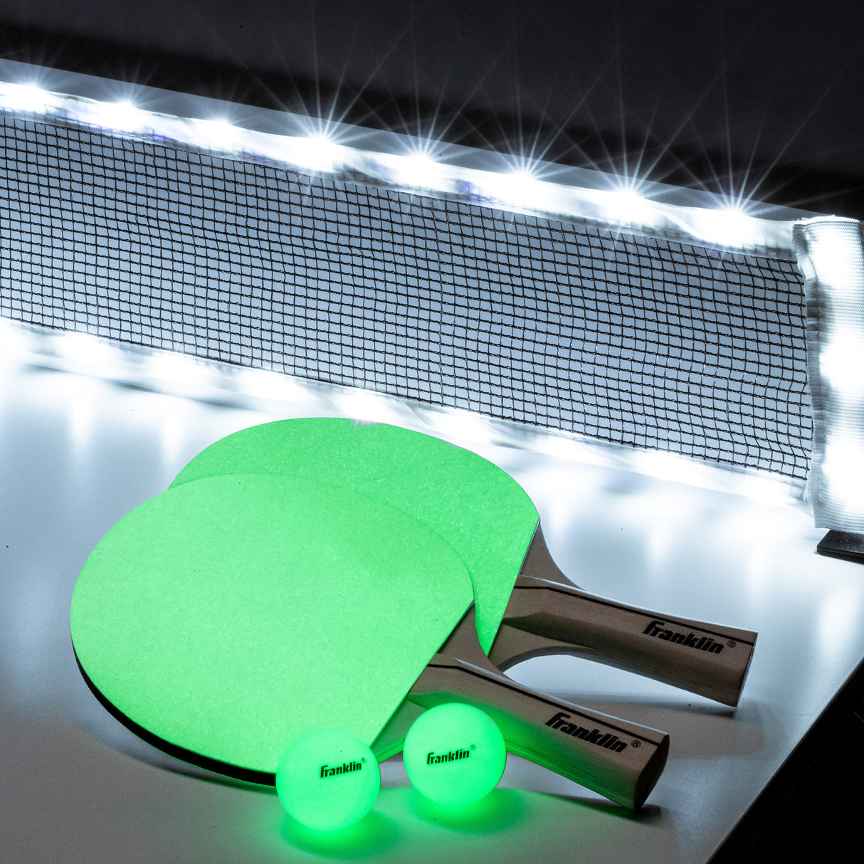 Led Table Tennis Net/Glowing Paddle Set