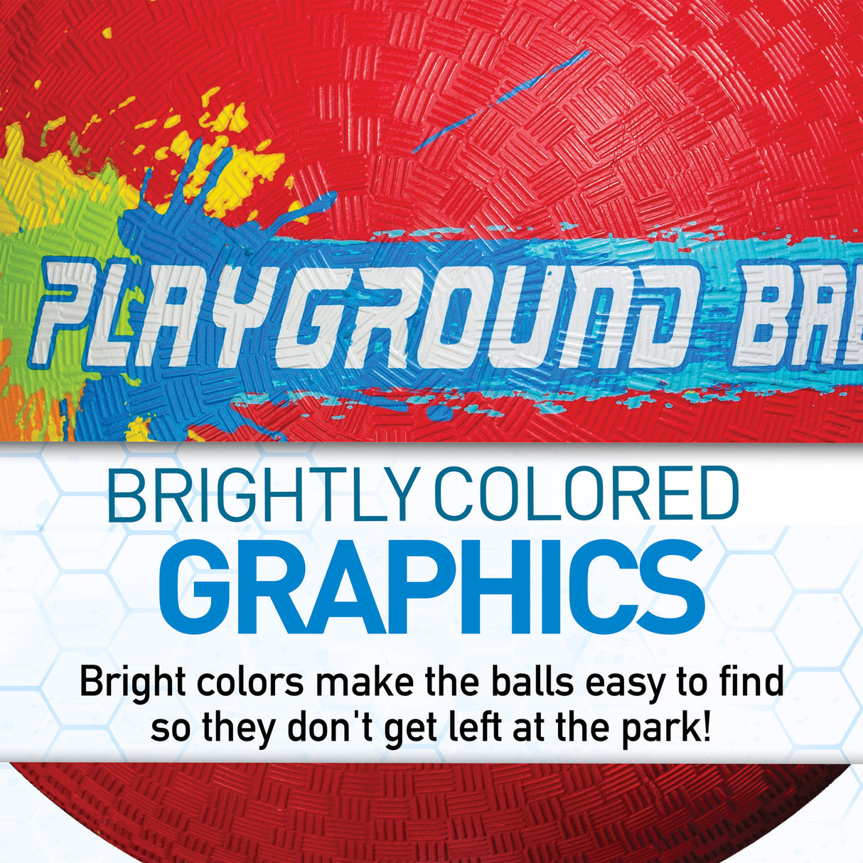 Four Square Playground Ball (Assorted Colors)