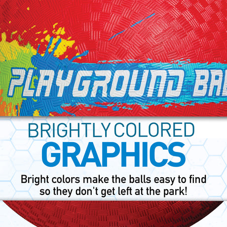 Four Square Playground Ball (Assorted Colors)