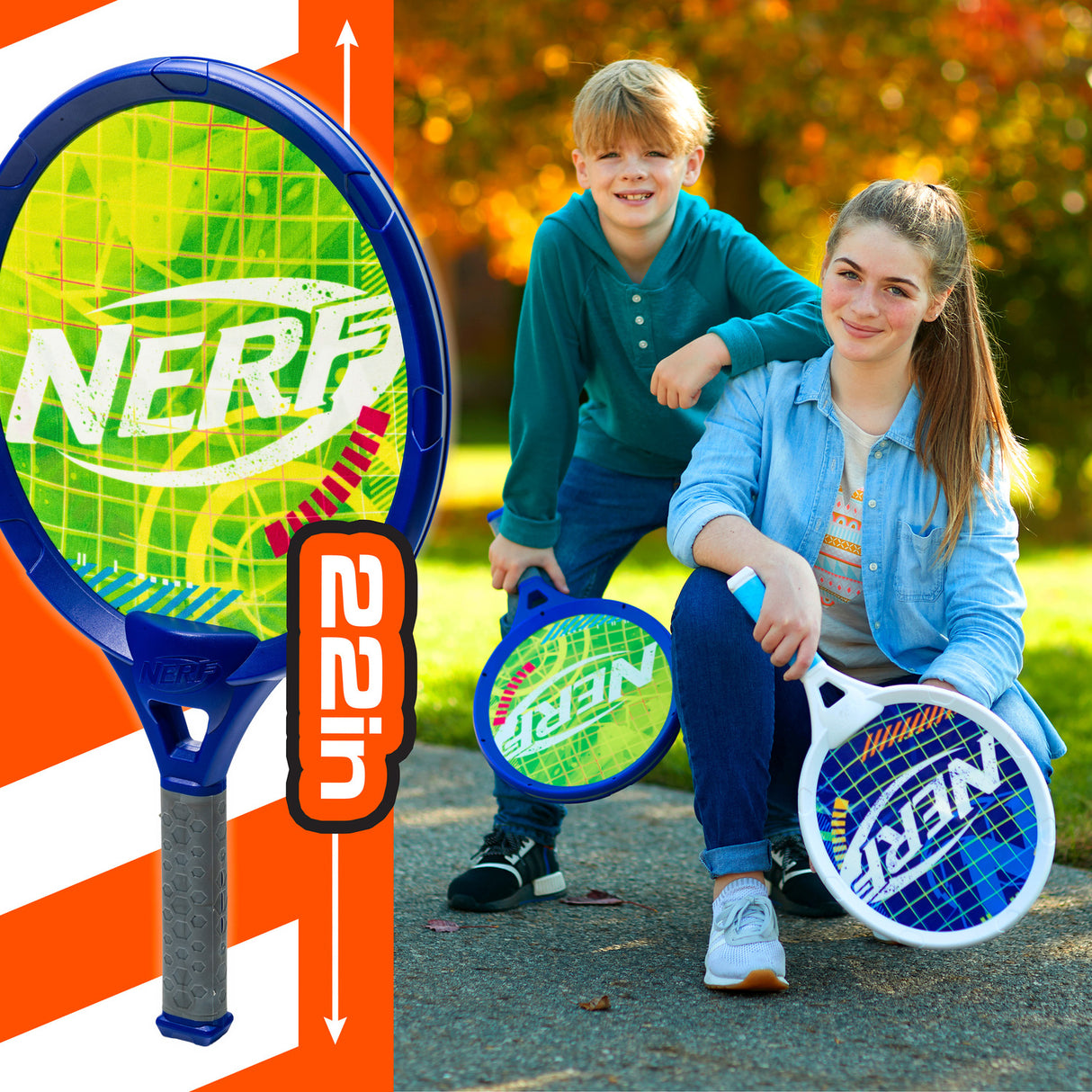 Nerf - 2 Player Tennis Set