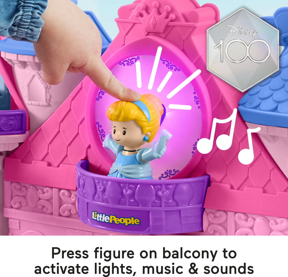  Little People Disney Princess Magical Lights and Dancing Castle