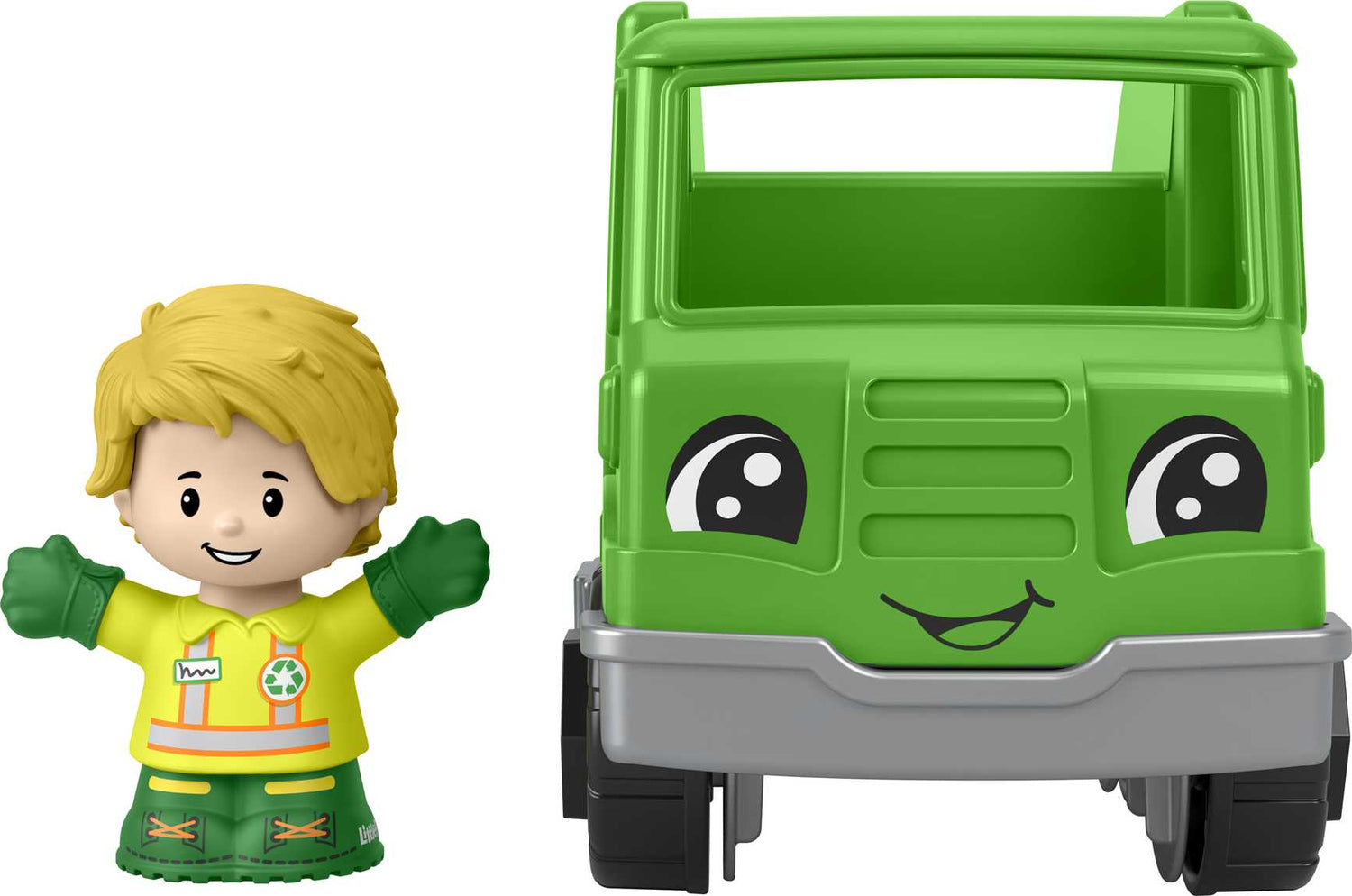 Ersatzfigur „Sanitation Worker“ Für Fisher-Price Little People Recycling Truck (Modell GWD29)