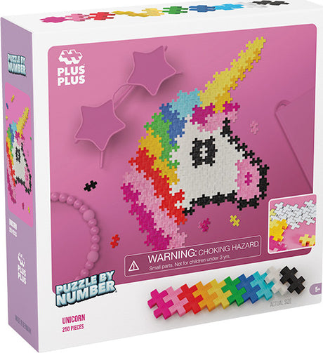 Plus-Plus Puzzle By Number - 250 pc Unicorn