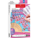 Cherry Blossom Paper Fan Coloring