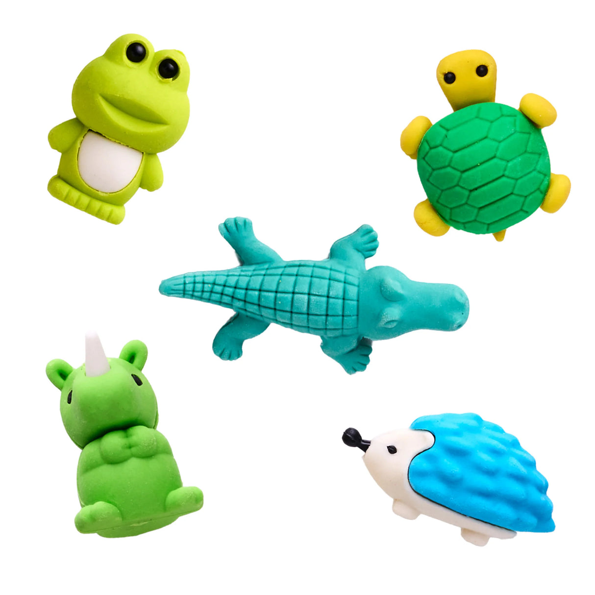 Animals Desk Pets Eraser Set