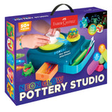 Neon Glow Pottery Studio