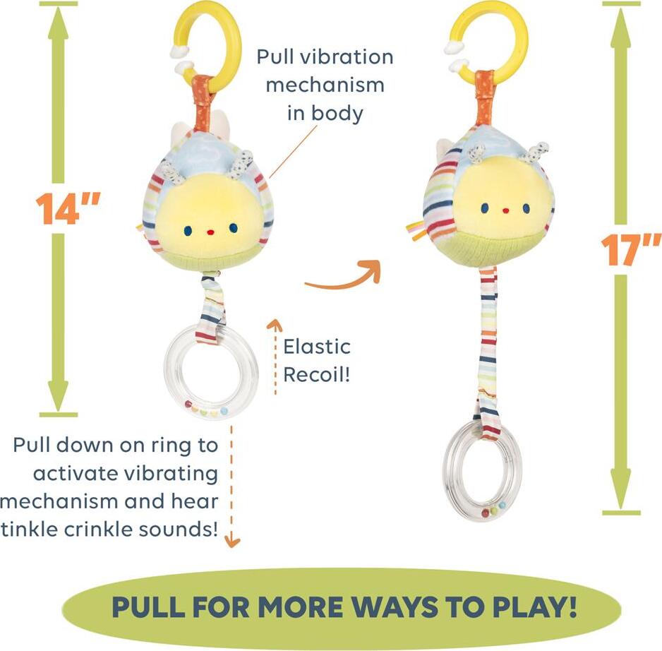 Tinkle Crinkle Pull and Play Sensory Toy