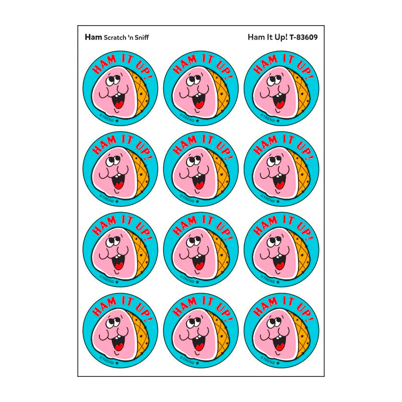 Scratch 'n Sniff Ham It Up Ham Stickers