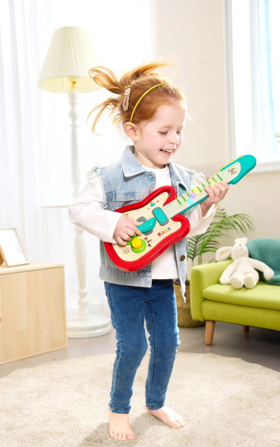 Rainbow Rock Pixel Guitar