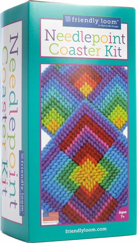 Needlepoint Coaster Kit 