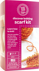 Friendly Loom - Knitting Scarf Kit - Orange