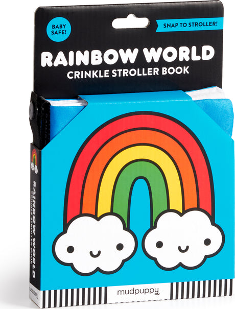 Rainbow World Crinkle Fabric Stroller Book