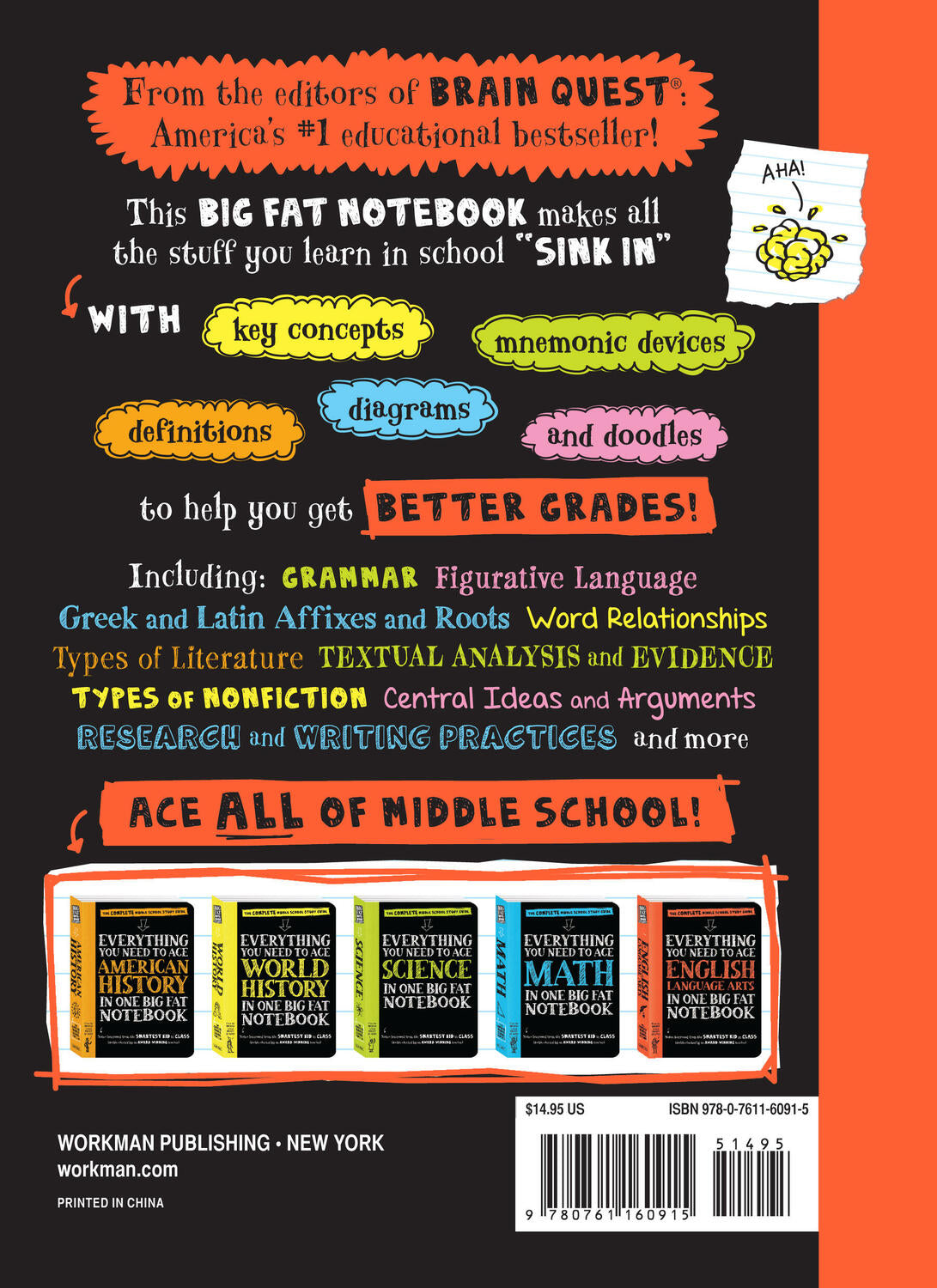 Everything You Need to Ace Middle School English Language Arts
