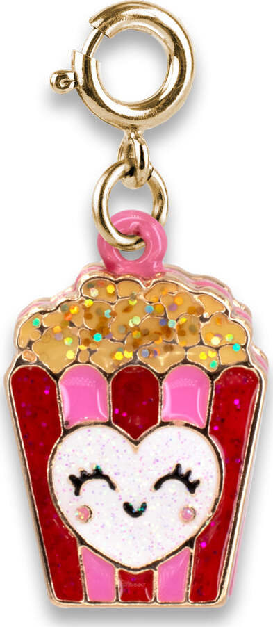 Gold Glitter Popcorn Charm