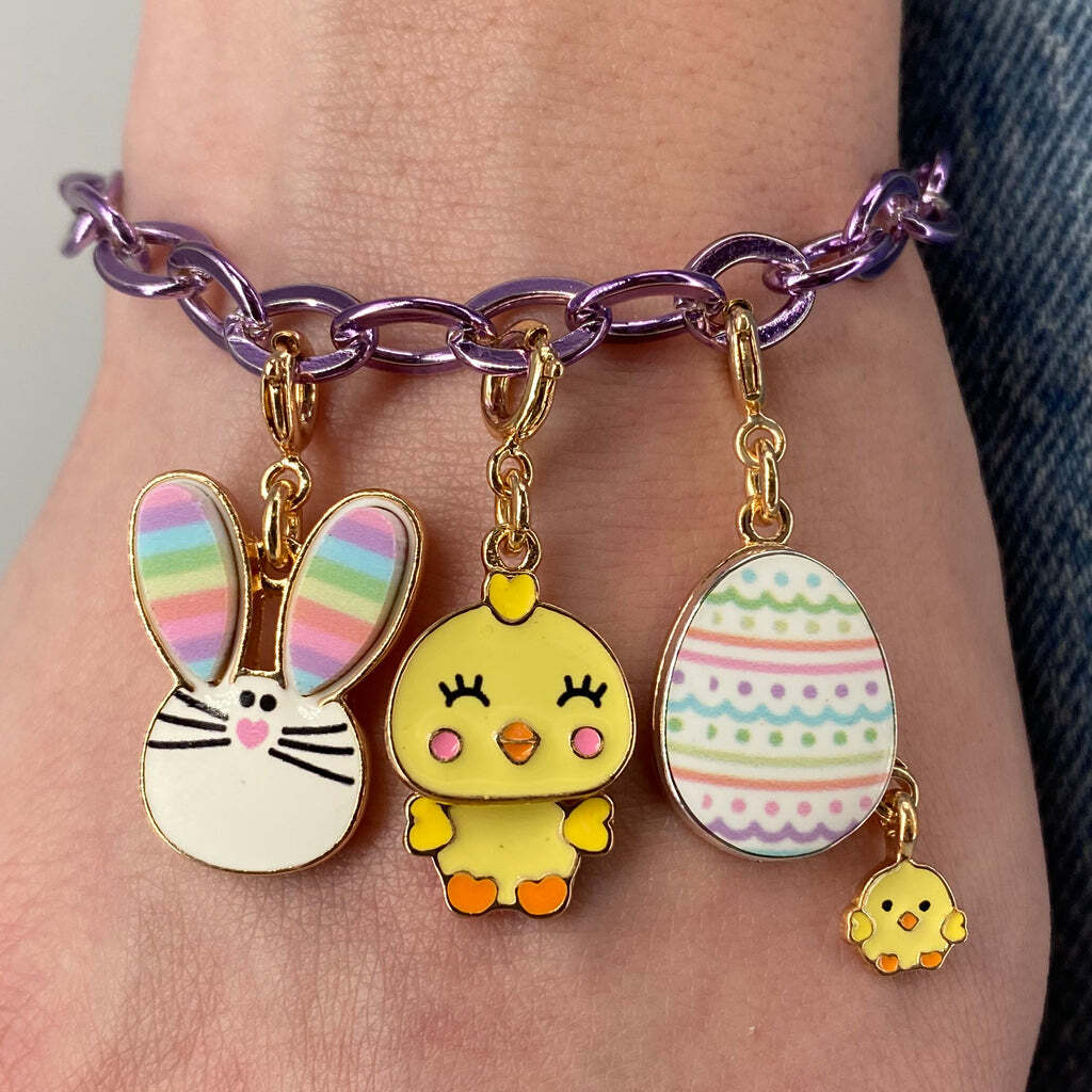 Gold Easter Egg Charm